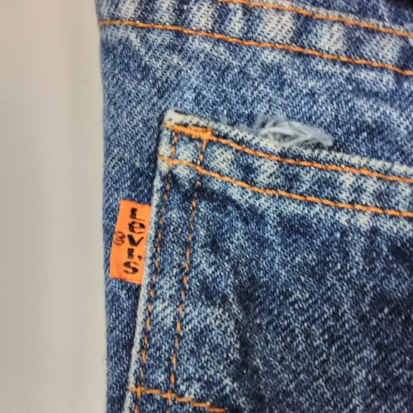 ORANGE TAB VINTAGE LEVI'S MENS SIZE 29/34 - Picture 2 of 16